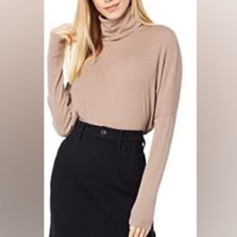 bobi Los Angeles Ribbed knit turtleneck